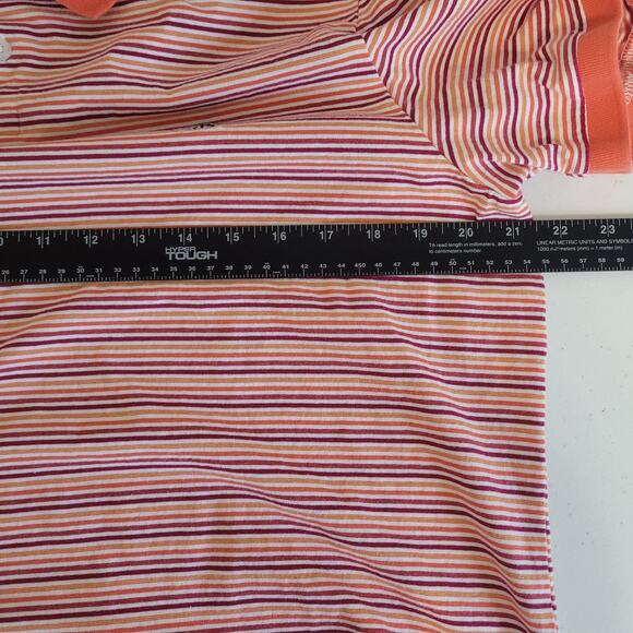 Original Penguin Striped Polo Shirt Men XL Short Sleeve Preppy Academia Pullover - Picture 7 of 8